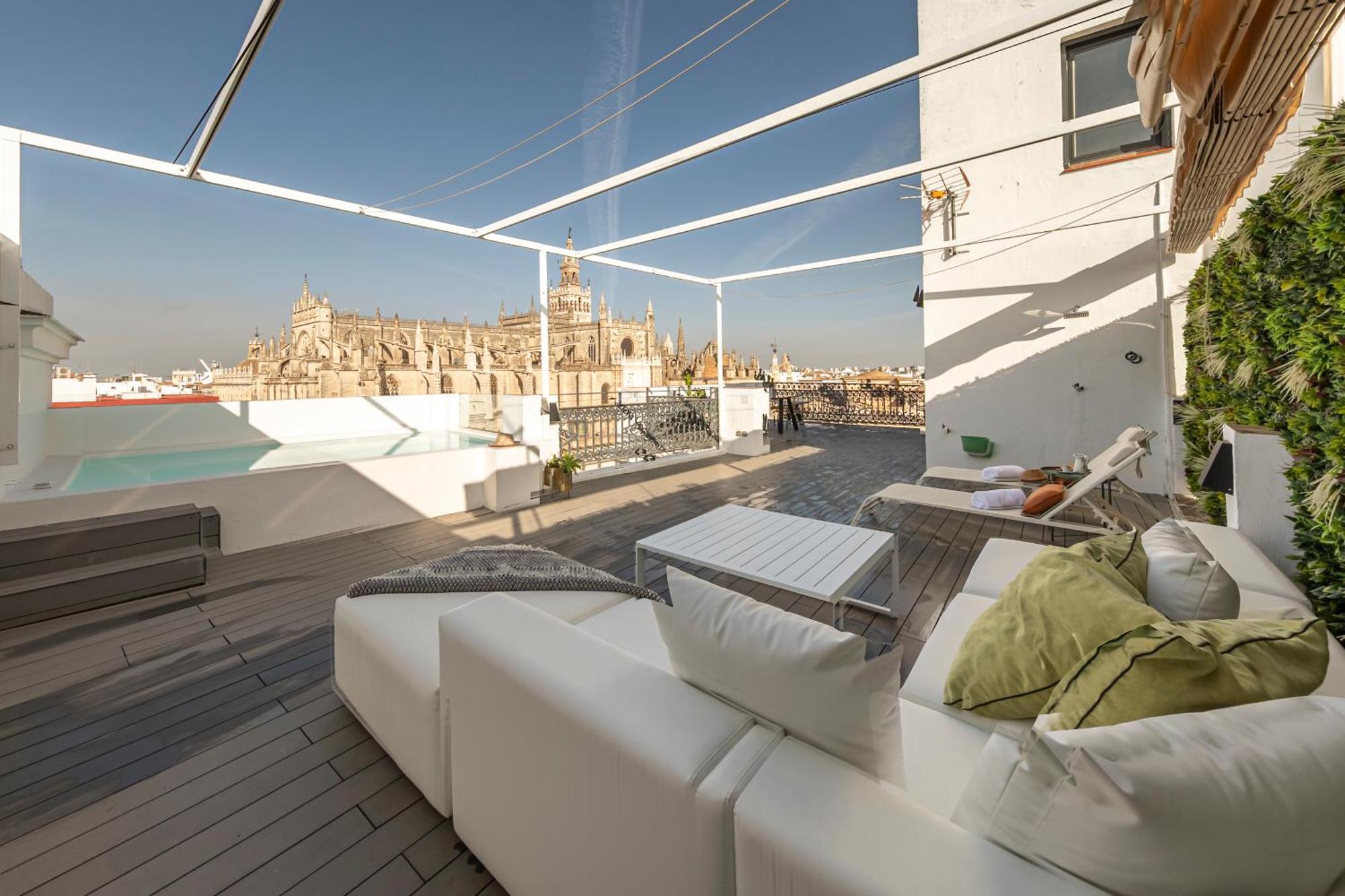 Isg Apartments Modern Atticpool At The Cathedralfree Parking Sevilla Exteriér fotografie