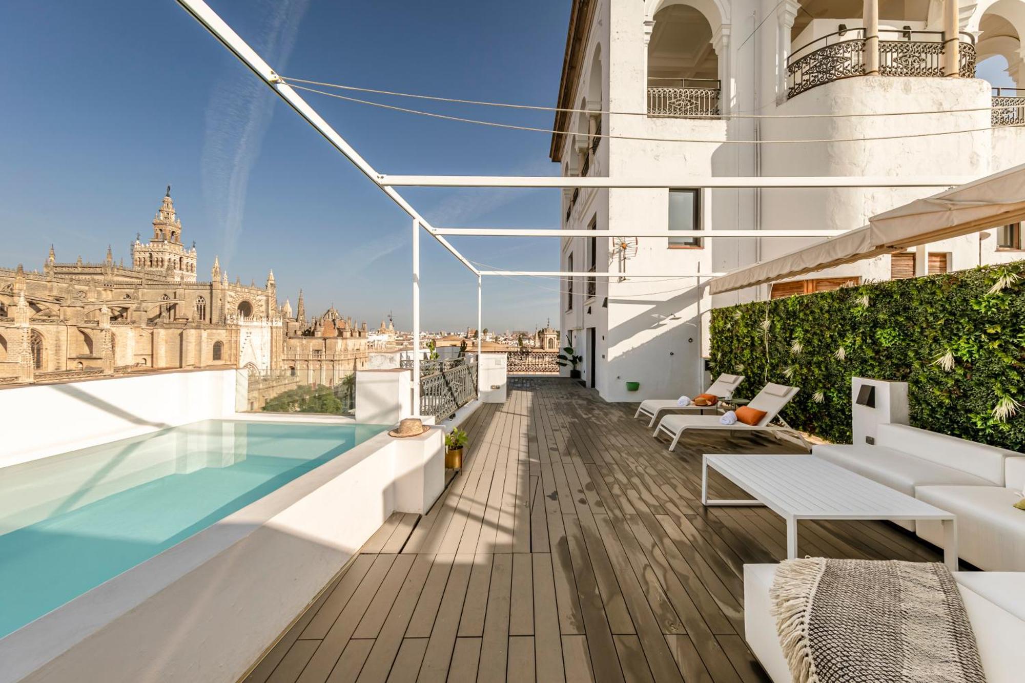 Isg Apartments Modern Atticpool At The Cathedralfree Parking Sevilla Exteriér fotografie